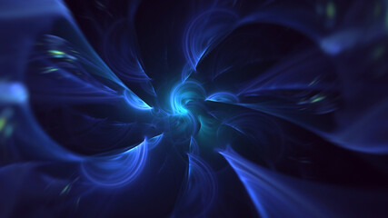 Obraz premium 3D rendering abstract multicolor fractal light background