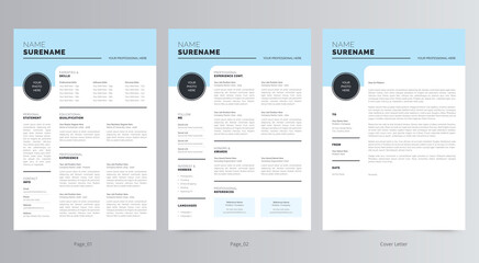 Professional Resume/CV and Cover Letter Template