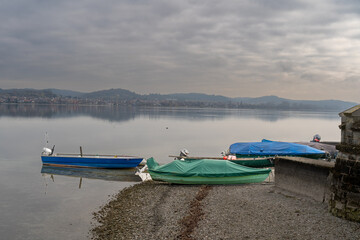 Bodensee bei der Insel Reichenau