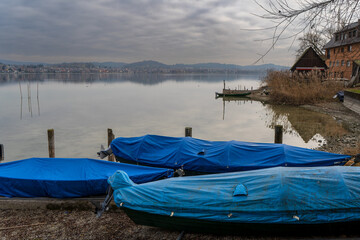 Bodensee bei der Insel Reichenau