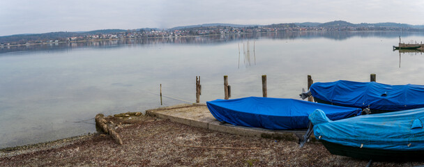 Bodensee bei der Insel Reichenau