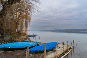 Bodensee bei der Insel Reichenau