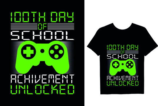 Here is 100 days of school T-Shirt Design right place to proceed,
Ready to print ,
Easy change color for a dark or white shirt,
Resizable and full editable file download,
Full time customer service  