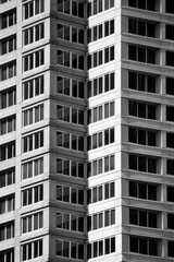 Black and White Abstract Architecture (Modern)