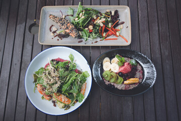 salad with vegetables