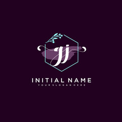 GJ Beautiful handwriting logo or wedding monograms collection