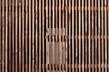 wooden wall texture background vertical brown wood cutting plank board panel