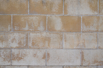 brick wall brown white stone beige brickwork background texture design