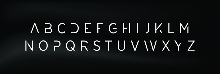 Fototapeta na wymiar abstract letter fonts design vector 