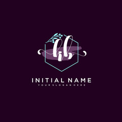 KB Beautiful handwriting logo or wedding monograms collection