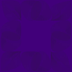 Fototapeta premium Dark purple frame with a wide pattern. 3d.