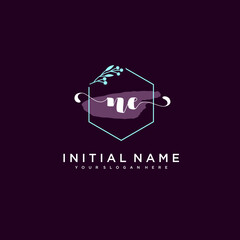 NE Beautiful handwriting logo or wedding monograms collection