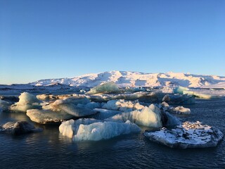 Glaciers at Iceland
