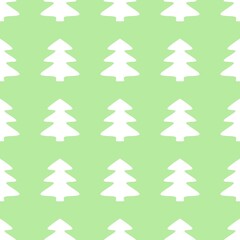 Obraz premium Seamless repeating image of a Christmas tree. Repeating patterns with Christmas trees. Background for postcards, banners, covers, albums, mobile screensavers, scrapbooking, advertising, blogs.
