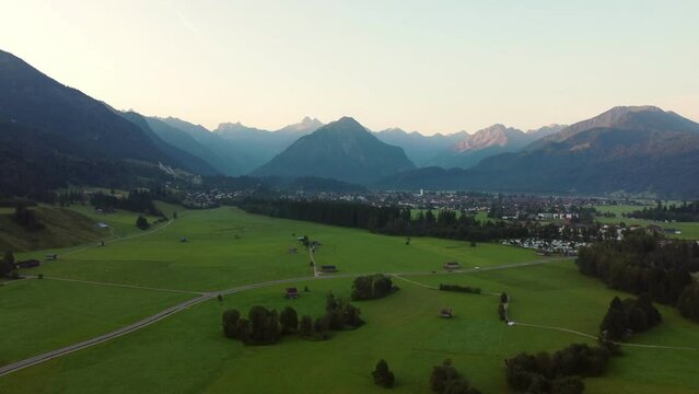 Sonnenaufgang in den Alpen - Oberstdorf im Allgäu