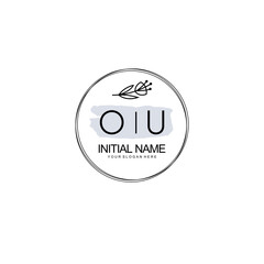 O Hand drawn wedding monogram logo