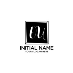 O monogram logo template vector	