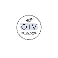 O Hand drawn wedding monogram logo