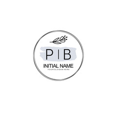 RO Hand drawn wedding monogram logo