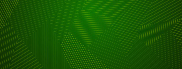 Abstract background of groups of lines in green colors