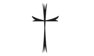 Christian Cross Design for Tattoo or use as poster, card, flyer or T Shirt