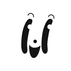 old cartoon mascot character elements. different clipart, faces, limbs. character creator for vintage retro logos and branding. isolated vector illustrations