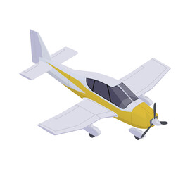Isometric Airplane Illustration