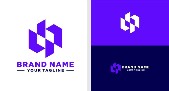 DP LOGO MONOGRAM TECHNOLOGY GEOMETRIC EDITABLE