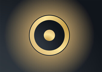 Luxury Abstract golden black cover design background