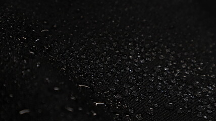 water droplets on the surface
