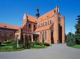 Fototapeta premium Cathedral Basilica of the Assumption of the Blessed Virgin Mary in Pelplin, Poland, Europe