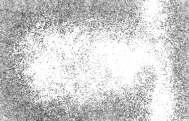 Monochrome particles abstract texture.Overlay illustration over any design to create grungy vintage effect and depth.
