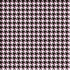 Houndstooth Check Digital Papers, Seamless Patterns, Geometric Design Illustration, 12 inches