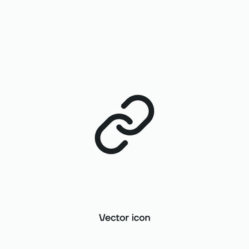 Link vector icon for Ui/Ux. Premium quality.