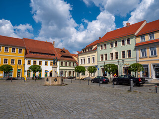 Altstadt von Hoyerswerda in Sachsen
