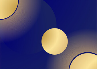 Luxury Abstract golden blue cover design background