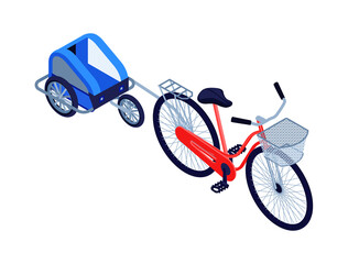 Bicycle With Trailer