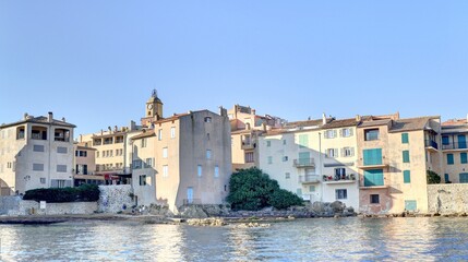 Saint-Tropez sur la french Riviera dans le Var, sud de la France