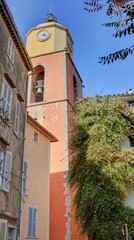 Fototapeta premium Saint-Tropez sur la french Riviera dans le Var, sud de la France