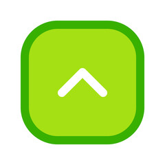 Illustration vector graphic icon of Up Arrow 1. Filled Line Style Icon. Vector illustration isolated on white background. Perfect for website or application design.