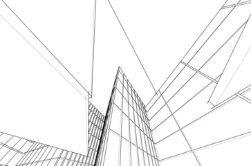 Fototapeta premium abstract architectural background