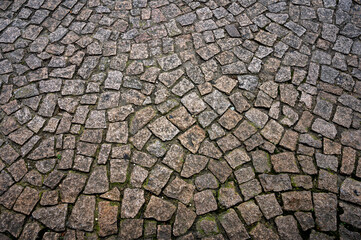 Street stone pavement abstract texture background