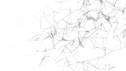 Network connection structure. Technology connect big data. Science background. Business futuristic backdrop.