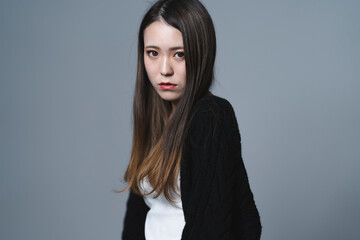 Fototapeta premium クールな女性ポートレート