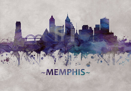 Memphis Tennessee Skyline