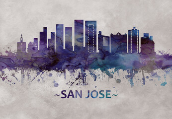San Jose California skyline