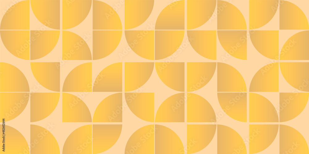 Poster geometric mid century modern style seamless pattern. vector background print. mid century modern pat