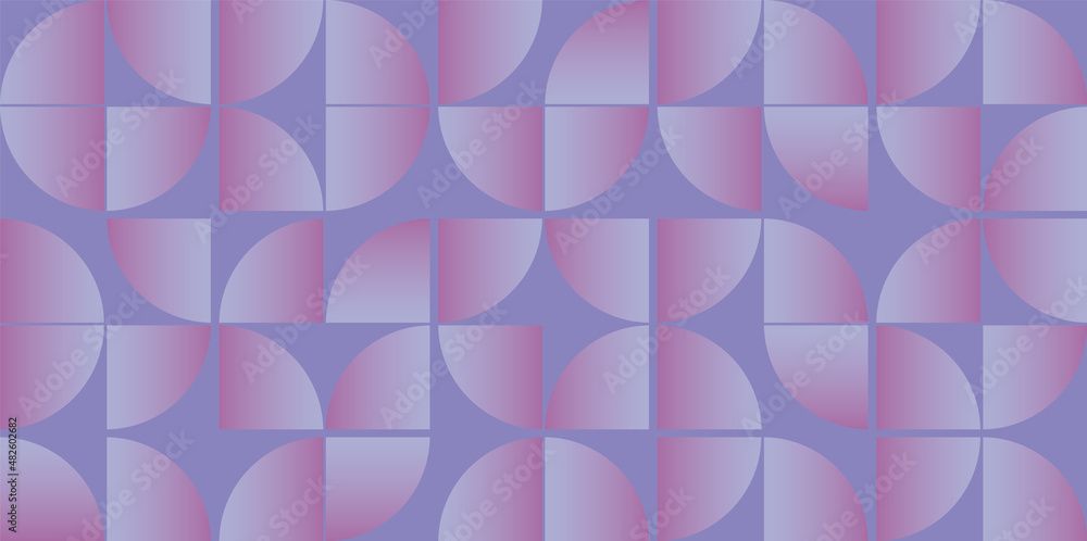 Poster geometric mid century modern style seamless pattern. vector background print. mid century modern pat
