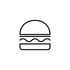 Burger icon. burger sign and symbol. hamburger