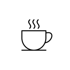 coffee cup icon. cup a coffee sign and symbol